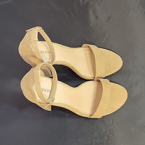 BRAND NEW MERONA ADJUSTABLE ANKLE BUCKLE STRAP OPEN TOE SANDAL - Picture 5 of 14